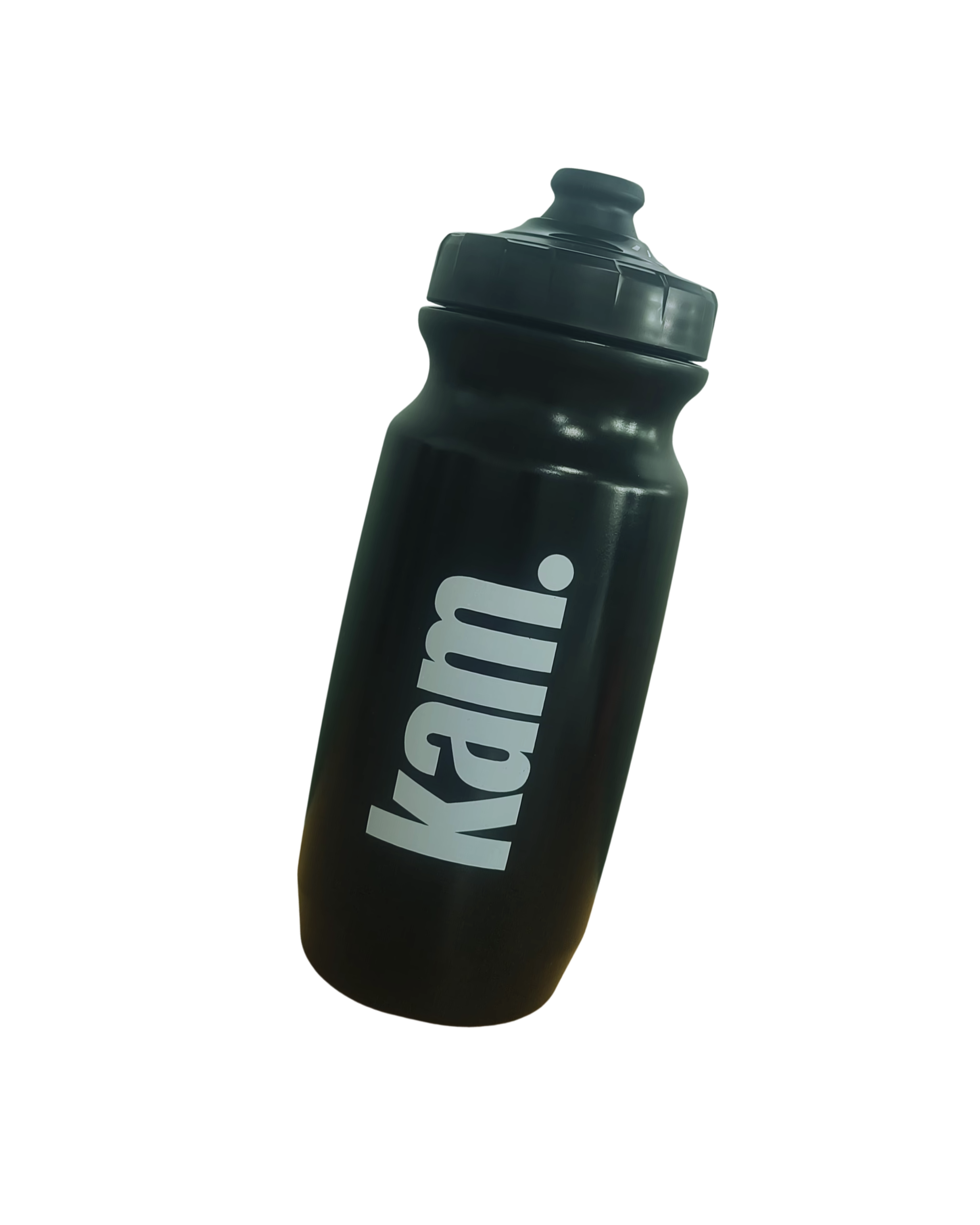 black sports bottle